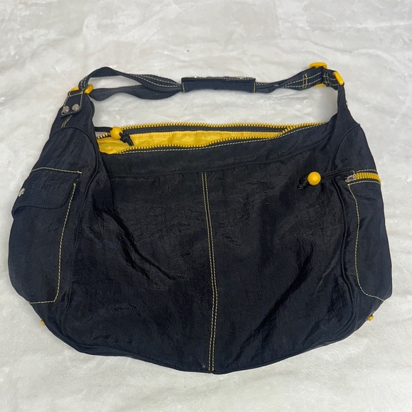Nine West Black and Yellow Shoulder Bag Tote - Picture 3 of 16